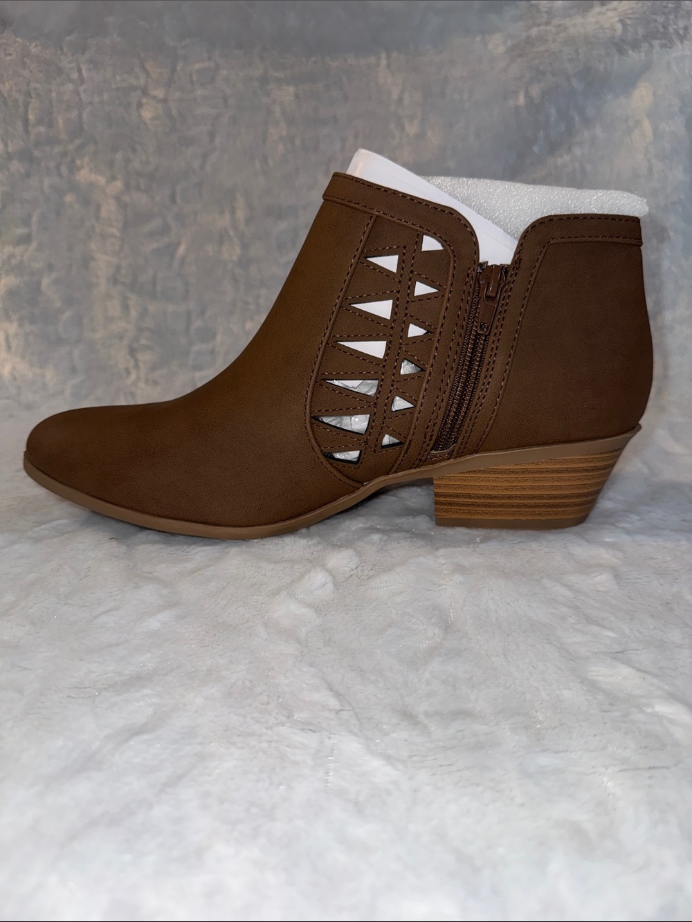 MWT Marco Republic Women's Tan Cutout Ankle Booties